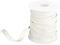 OLYCRAFT 20 Yards/18.3m Gummi Badebekleidungs Elastikband Weißes Flaches Schwimmgummiband PVC Synthetikkautschukband 1cm Breiter Elastischer Gummistreifen Schwimmzubehör Zum Nähen von Badebekleidung