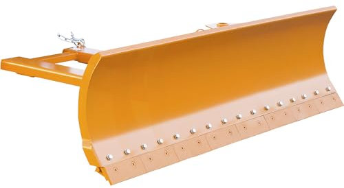 eurokraft | Schneeschieber für Gabelstapler | mit Federklappschare | Schildbreite 2400 mm