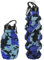 Botella de agua plegable de viaje de 29 onzas, botella plegable de silicona reutilizable para gimnasio, camping, senderismo, escuela, familia, botella deportiva portátil a prueba de fugas con