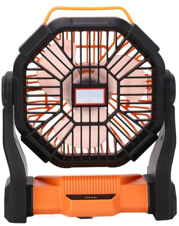 Annadue LED Camping Ventilator mit Powerbank, 8000 mAh