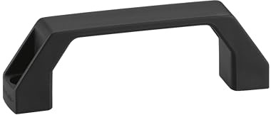 rohde Griffe, Kunststoffgriffe, Bügelgriffe, Kunststoffbügelgriffe, Industriegriffe, Maschinengriffe (EC-02 Schwarz Bohrabstand: A 120 mm)