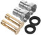 ORFOFE 2pcs Automatic Water Stop Connector Washer Faucet Adapter Water Stopper Kit Washing Machine Water Stopper Snap Coupling Pressure Cleaner Machine Fish Tank Hose Brass Silver