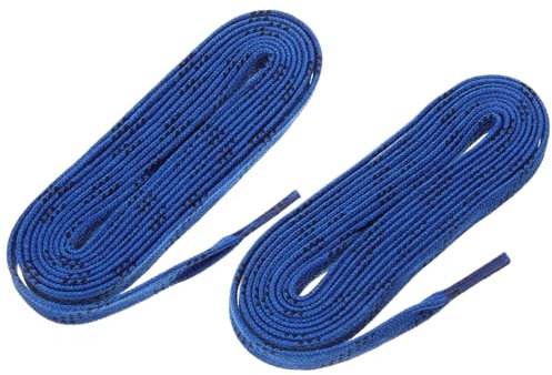 BELLIFFY Verschleißfeste Schnürsenkel Für Eishockey Und Eislaufschuhe Gewachst Langlebiges Material Ersatz Für Sportschuhe Schlittschuhschnürsenkel Für Hockey Und Skaten