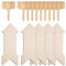 VEHYEGOI 5 Pieces Of Wooden Arrow-Shaped Display Signs And 10 Pieces Of Wooden Plant Labels, Diy Wood Products, Home Display Signs, Landscape Signage, Can Be Used For Paintings, Decorations, Gifts