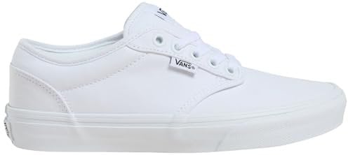 Vans Women's Atwood Sneaker, Canvas White, 5 UK
