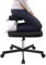 MallCreaty Ergonomischer kniestuhl für Büro oder Zuhause, höhenverstellbarer Schreibtischstuhl aus Leder für Computerarbeiter, Yoga-Enthusiasten, Meditationsfanatiker (schwarz)