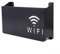 Jieddey Black Wireless Router Wifi Storage Box, Wall Mount Router Shelf, Dust Resistant, Home & Office Use