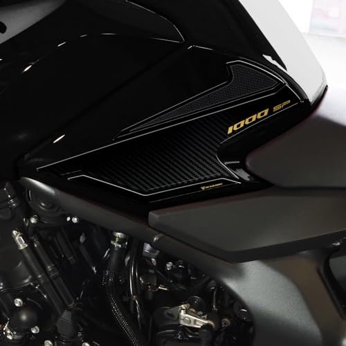 Resin Bike Adesivi Moto Compatibile con Honda CB 1000 Hornet SP 2025. Protezioni Laterali Serbatoio Grip da Urti e Graffi. Adesivi Resinati con Effetto 3D Made in Italy