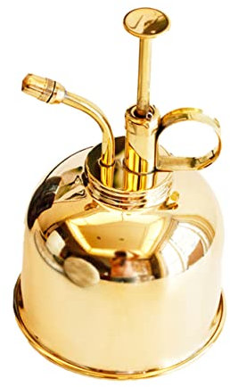 UPKOCH Nostalgische Messing-Gold-sprühflasche Für Pflanzen Gartengerät Gießkanne Mit Sprühfunktion Wassersprühflasche Für Orchideen Und Fuchsien Gold