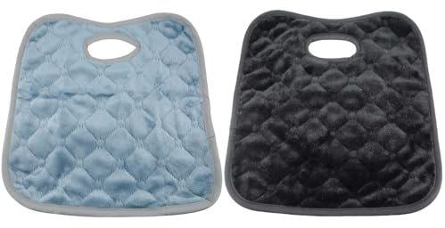 XWYDZ 2 Pack Baby Car Seat Protector, Potty Training Car Seat Protector, Car Seat Potty Training Protector - Waterproof Reusable Liners with Leak-Proof Backing for Babies & Toddlers (Gray Blue/Black)