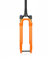 TAXXII Fahrrad-Vorderradgabel, Gravel-Bike-Scheibenbremsfederung, 700C-Luftstoßdämpfer, 100 x 12 mm Achse, für Rennradgabel (Road Fork Orange 100 * 12MM)