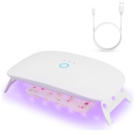 Fangxuee Resin UV Portable UV Resin Lamp, UV Resin Fast Curing Used ForResin Jewelry Making, Resin Mold Curing