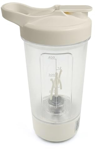 EcoGleam Shaker à mélanger soi-même - Rechargeable - Tasse à café auto-mélangeante pour shake protéiné, shake de remplacement de repas