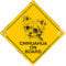 Schild mit Saugnäpfen - CHIHUAHUA ON BOARD - 309143 - Gr. ca. 15 x 15 cm