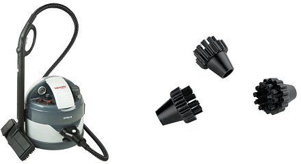 Polti Vaporetto Eco Pro 3.0 Steam Cleaner, 4.5 Bar & Polti Vaporetto Black Nylon Brushes for Eco Pro 3.0 and Classic Steam Cleaners