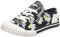 Rocket Dog Women's Jazzin Trainers, Black White Flower, 3 UK