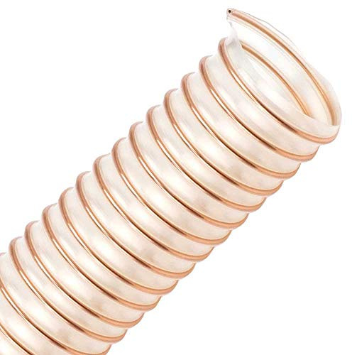PURTON-MS 130mm, Meterware - Mittelschwerer PU Absaugschlauch, Förderschlauch flexibel, antistatisch, abriebfest, schwer entflammbar