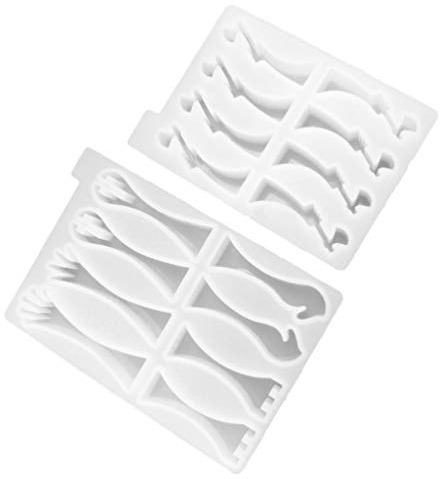 EXCEART Resin Kits 1 Set International Chess Molds With 1pc King Mold 1pc Soilder Mold 3d International Chess Pieces Molds Epoxy Casting Molds for DIY Craft Kits Resin Kits