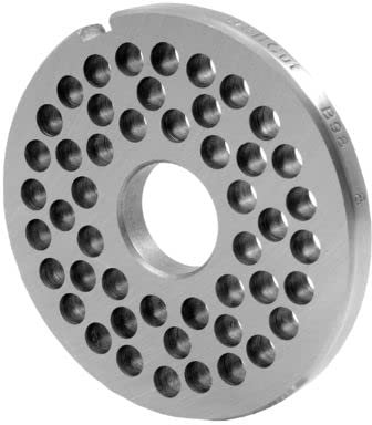 Wolfcut Lochscheiben kompatibel mit Fleischwolf ADE FL98-ool 400 und FL98 N-400 Werkzeugstahl (8,0 mm)