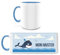 Manutextur Tasse mit Namen - personalisiert - Motiv Wal - viele Farben & Motive - weiß/hellblau - persönliches Geschenk mit Wunsch-Motiv und Wunsch-Name