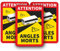 Angles Morts Magnet für Frankreich 3x - Bus Wohnmobil Toter Winkel - mit UV-Schutz wetterfest I hin682