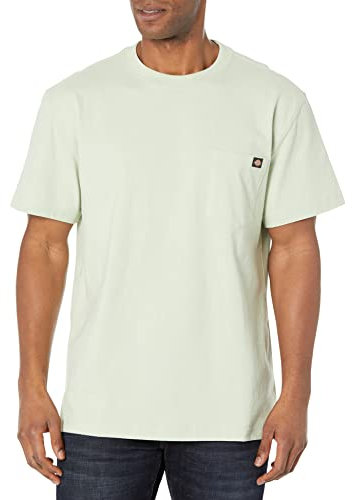 Dickies Men's Big & Tall Short Sleeve Heavyweight T-Shirt, Celadon Green, Medium