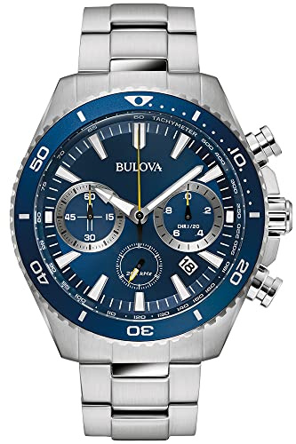 Bulova Herren Chronograph Quarz Armbanduhr Marine Star