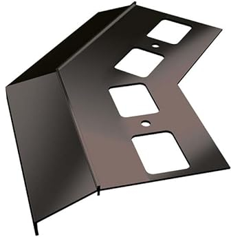 Renoplast® Aluminium Ecke 135° für Traufprofil K100 Graphit | Fertigstellung von Terrassen und Balkonen | Fliesenböden auf Klebemörtel | Wasser ablaufsysteme Winkelprofil
