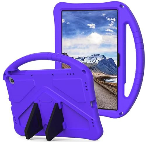 Kids Case For Google Pixel Tablet 11 inch 2023 Release Tablet Case, Children Friendly, Handle with Stand EVA Lightweight Protective Cover, Purple