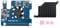 Waveshare PoE Power Over Ethernet HAT (F) Compatibele with Raspberry Pi 5 / cm 5, High Power, Onboard Cooling Fan, with Metal Heatsink, Supports 802.3af/at Network Standard
