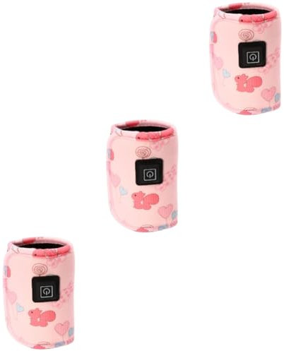 Abaodam 3pièces -biberon Usb Portable Pour Garçon Fille De Maintien De Chaleur Pour Avec Réglages Ajustables Et Nutriments