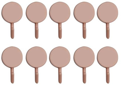 VALINK 10 ganci autoadesivi, ganci adesivi da parete per appendere vestiti, cappotti, accappatoi, asciugamani da bagno, doccia, cucina, rosa