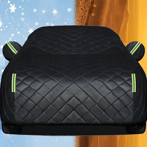 Bache Anti Grele Voiture pour 𝖣𝖺𝖼𝗂𝖺 𝖣uster Housse de Protection Voiture Exterieur Epaisse Protection Tous Temps Coton Bâche Voiture Respirante AVCE Bandes réfléchissantes