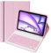 For iPad Air 13 inch Keyboard Case 2024 M2, UK layout iPad Case with Keyboard for iPad Air 13 inch Tablet, Slim Smart Cover with Detachable Keyboard and Pencil Holder for for iPad Air 13 (M2) (Pink)
