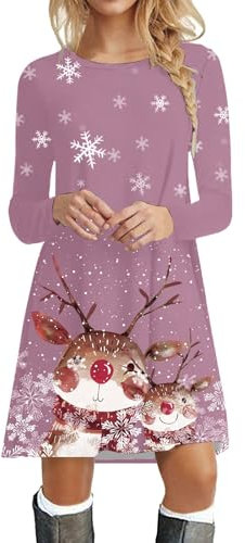 Robe Mere Noel Femme Grande Taille Robe Cocktail Femme Enceinte Mariage Robe Femme Enceinte Halloween Robe Hiver Manche Courte Robe Hiver Femme Chic Et Elegant Costume Pere Noel Femme