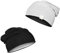 MAYLILY - Mütze - Doppelseitige Mütze - Zweifarbige Beanie - Bambusmütze - Bambuskappe - Kindermütze - Bambushaube Baby - Bambushut - (DE/NL/SE/PL, Numerisch, 34, 46, Black - Light Grey)