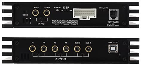 CAR DSP -Verstärker 6 Channel High Power HiFi 5.0, Verlustfreie Musikwiedergabe, Drahtlose Tuning für das Auto -Audio -System