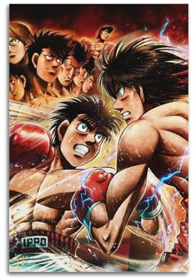 Zlosaimu Ippo Makunouchi Poster auf Leinwand, ästhetische Bilder, Kunstdrucke für Wanddekoration, 30 x 45 cm, ungerahmter Stil