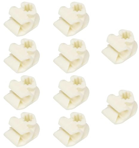 Wjelet 10er Bremsschlauch Clip, Bremsleitungshalter, Bremsleitung Clips 5Q0611797B für vw Volkswagen Audi,Golf,Robustes Kunststoffmaterial für Bremsschlauchbefestigungen