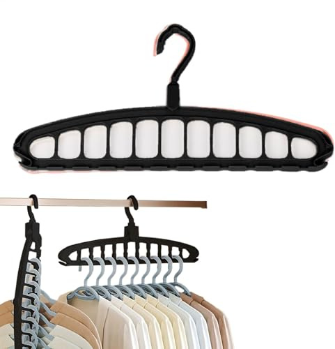 Platzsparende Schere - Hemdbügel Sparen Platz | Lagerung Von Garderobe Mit 11-Loch-Design, Kompakter Kleidungsorganisator, Aufbewahrungslösung
