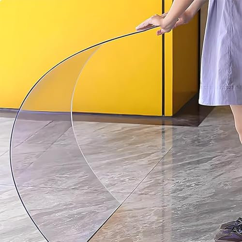 Wujgbnhg Placas policarbonato,metraquilato Transparente Plancha,1.0m*2m,Tejas PVC tejado Exterior,plastico Duro fácil de Cortar y Doblar Exteriores Resistencia UV,for Jardines Marquesinas,Techo