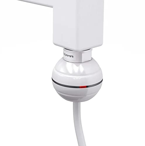 REG2 Thermostat Heizstab, Heizpatrone, Heizelement 1000 Watt (Weiß) Spiralkabel mit Stecker