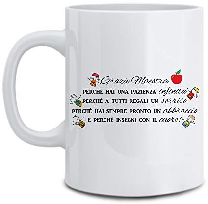 Babloo Tazza Mug Idea Regalo per La Maestra Grazie Maestra