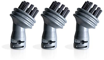 Kit 3 Nylon Round Brushes for Vaporetto Easy, Go, Smart Mop and Smart 100