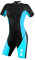 PI-PE Damen Neoprenanzug Pure, Schwimmanzug, Tauchanzug, Nassanzug, Shorty, Kurzarm, Cyan, L