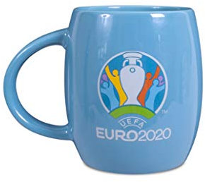Euro 2020 Unisex's Mug, Turquoise, One Size
