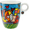 Goebel Pop Art by Romero Britto - Love Künstlerbecher, hergestellt aus Fine Bone China, Fassungsvermögen: 400ml, 66-452-66-1