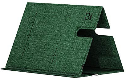 rock Chargeur sans Fil 3 en 1 en Tissu Vert Compatible avec Smartphone [iPhone 11, 12, Samsung Galaxy S10, 20, Huawei, Xiaomi Mi 10, Oppo, Oneplus, etc.], smartwatch, écouteurs Intra-Auriculaires