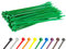 Gocableties Green Cable Ties, 200mm x 2.5mm, Pack of 100, 8” Premium Nylon Zip Ties, Multi-Purpose Plastic Tie Wraps, Secure Self-Locking Mechanism, for Home, Garden, Office and DIY