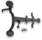 INFINITY DÉCOR® Loquet de pouce en fer forgé robuste Suffolk pour portails et portes – Loquet forgé à la main en cire d'abeille pour une utilisation intérieure et extérieure
